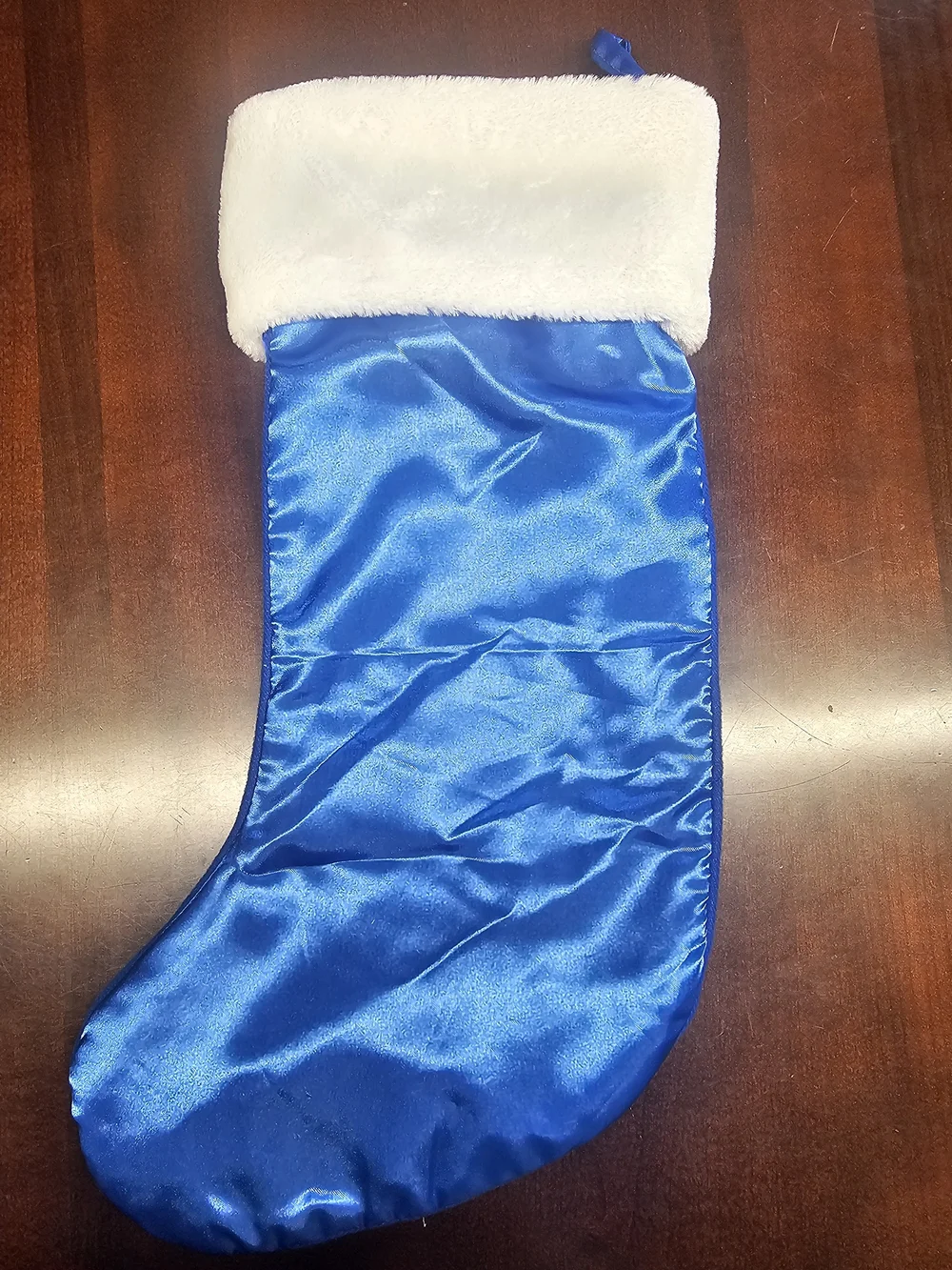 NWOT Disney Elsa Blue 'Happy Holidays' Plush Kids Stocking